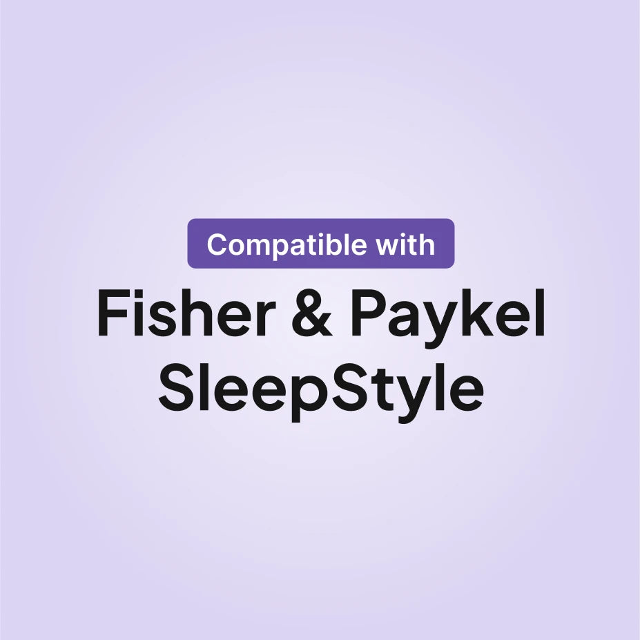 Fisher and Paykel SleepStyle disposable ultra-fine white filter compatibility infographic