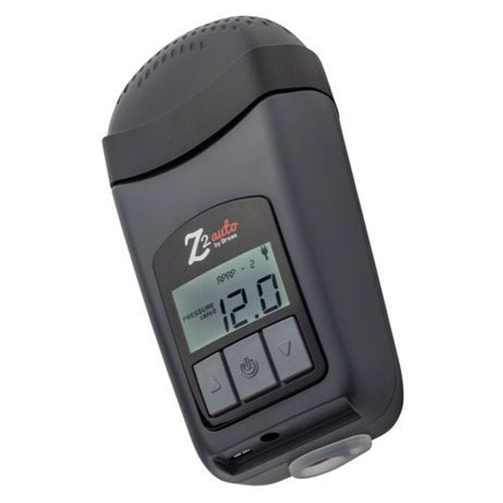 Side view of Z2 travel cpap machine