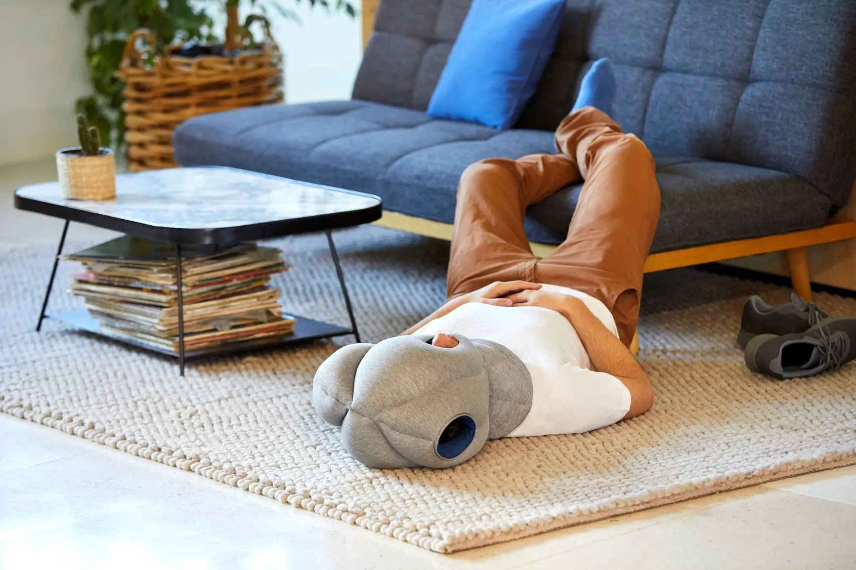 sleeping with the Original Immersive Napping Pillow