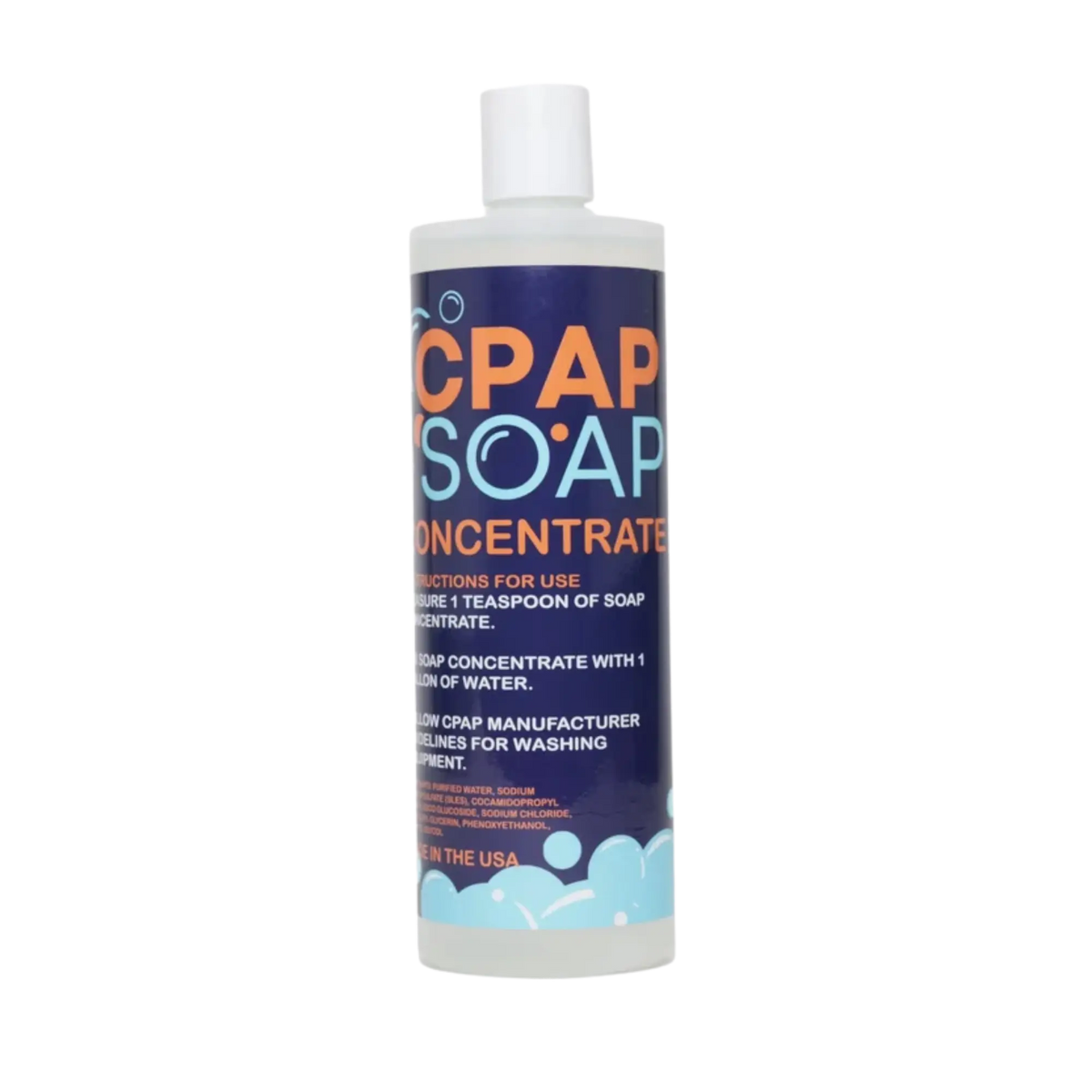 Liviliti CPAP Soap Concentrate, 16 oz Bottle