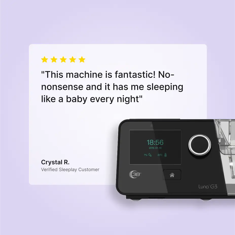 3B Medical Luna G3 CPAP Machine with Heated Humidifier