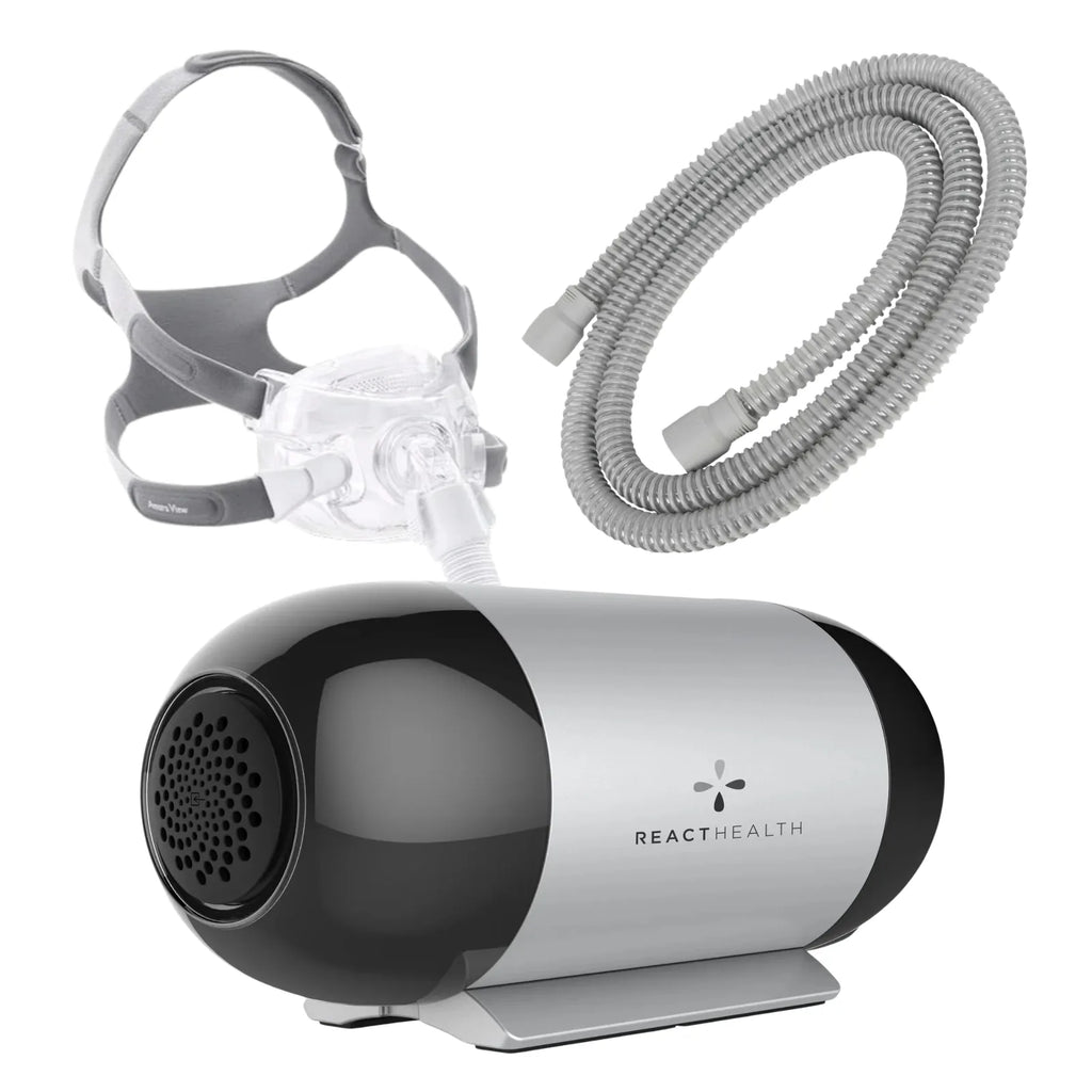 React Health Luna TravelPAP travel CPAP machine bundled with the Amara View mask