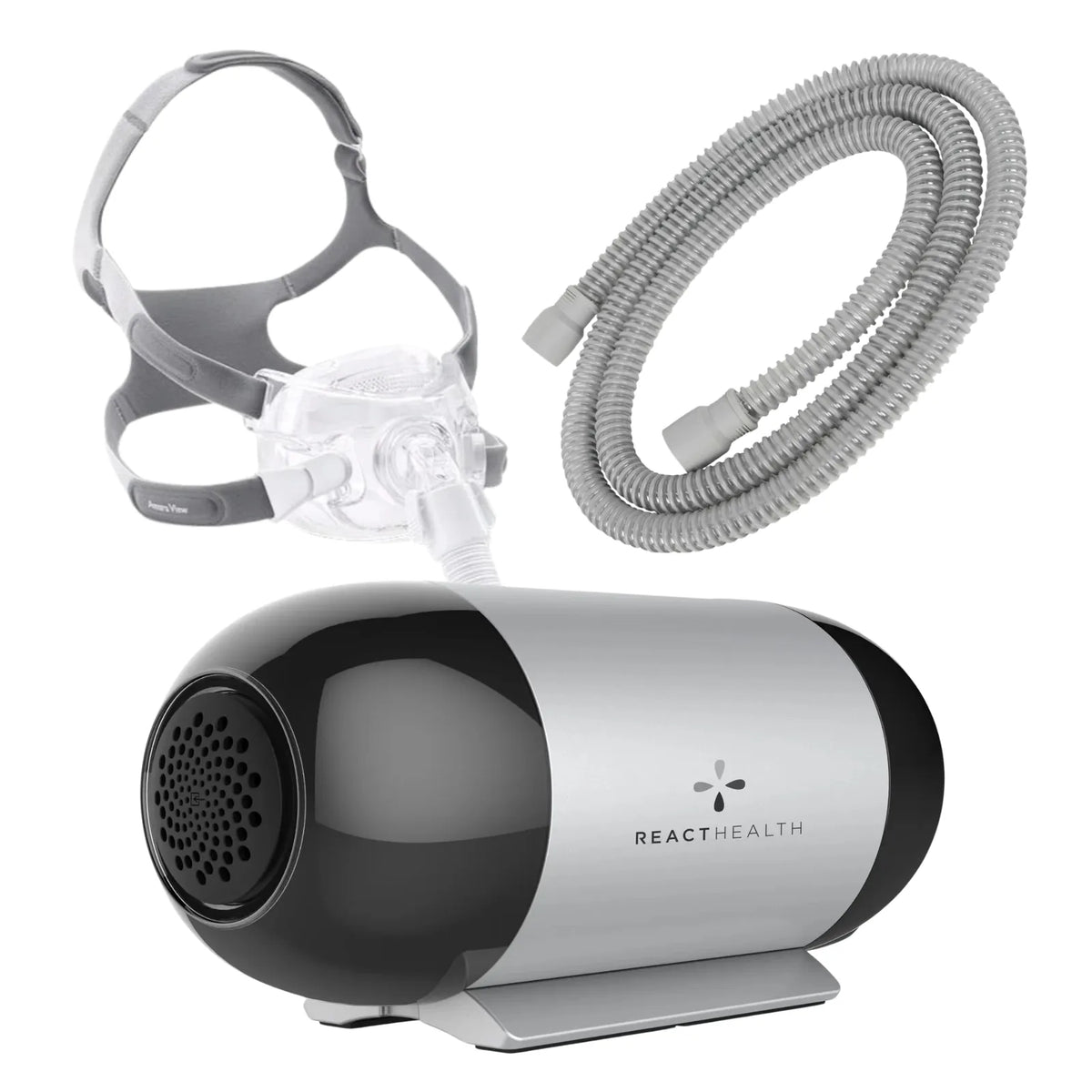 React Health Luna TravelPAP travel CPAP machine bundled with the Amara View mask
