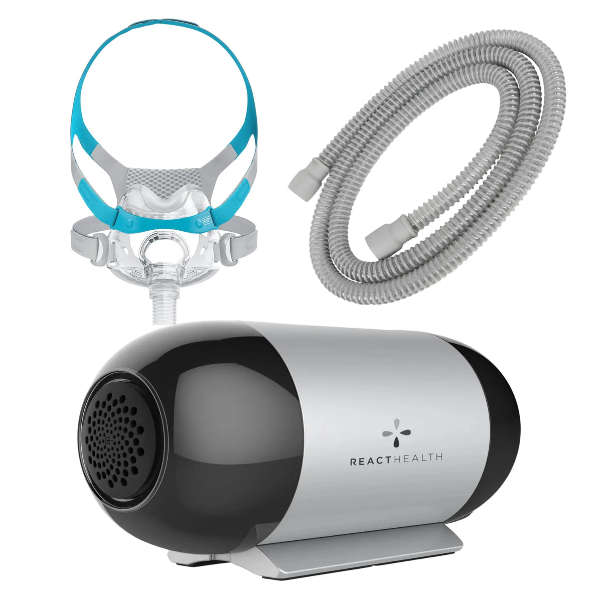 React Health Luna TravelPAP travel CPAP machine bundled with the Evora Full mask