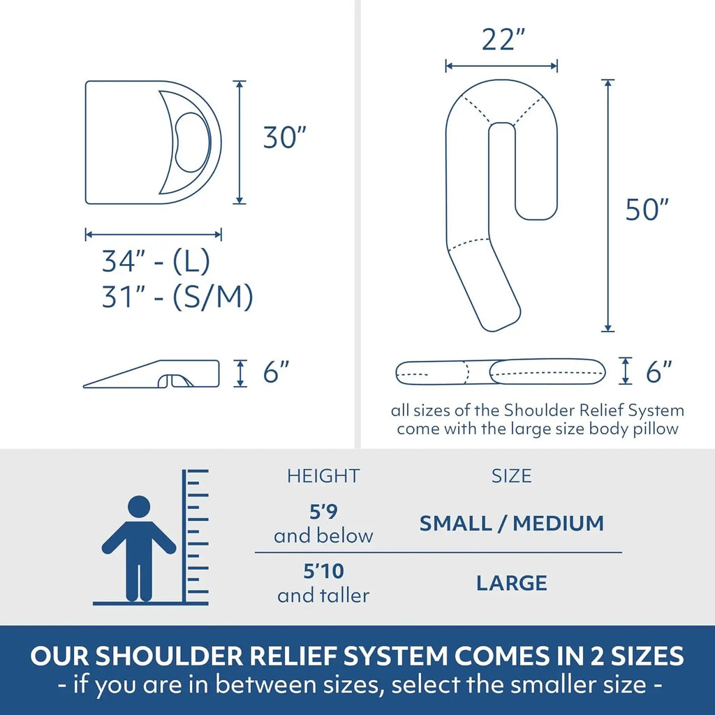 MedCline Pillow for Shoulder Pain Relief