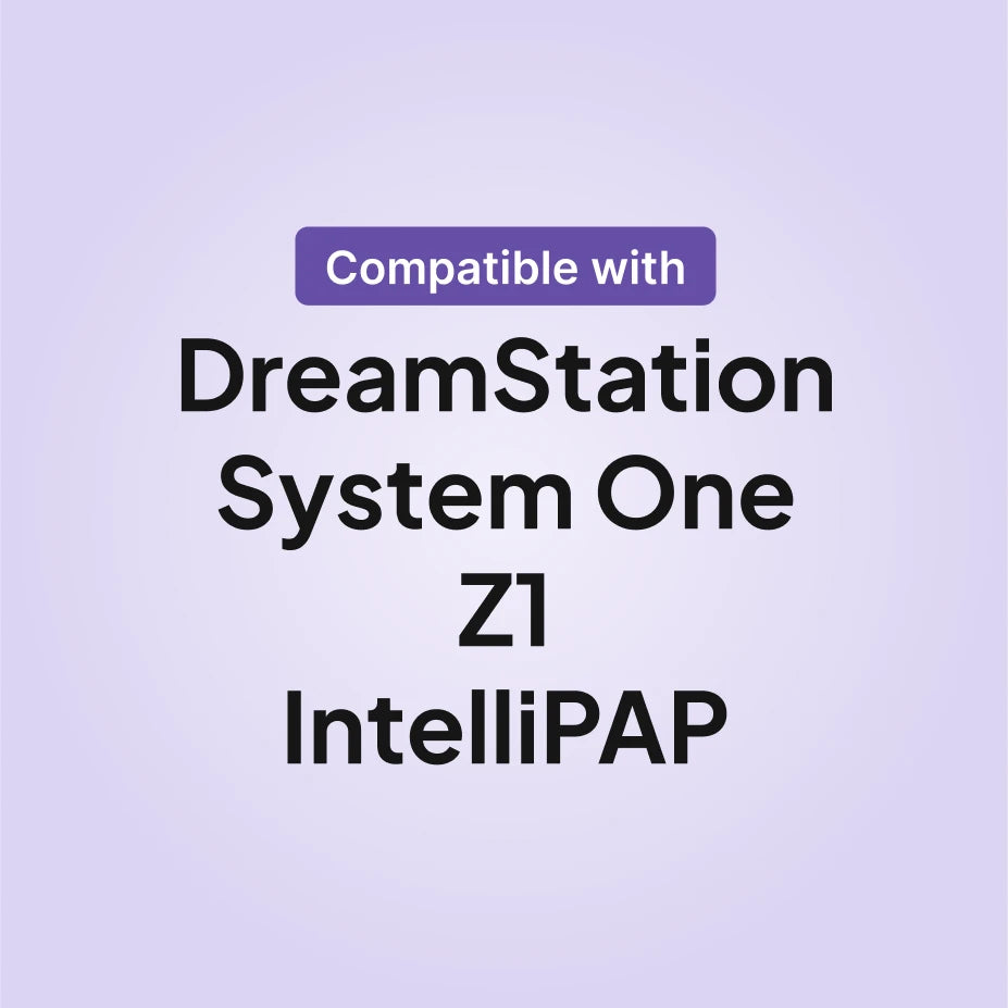 Medistrom Pilot-12 Lite CPAP battery compatibility infographic: DreamStation, System One, Z1, IntelliPAP