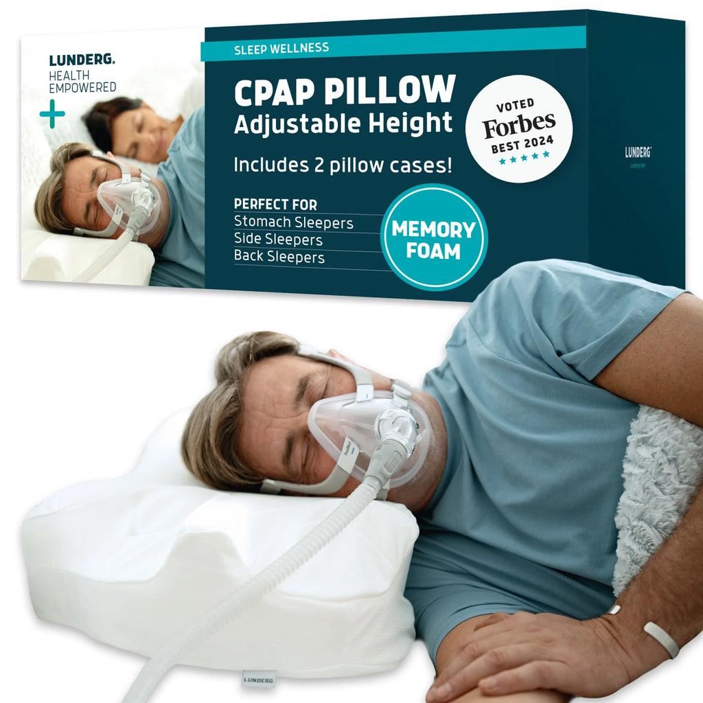 Memory Foam CPAP Pillow by Lunderg