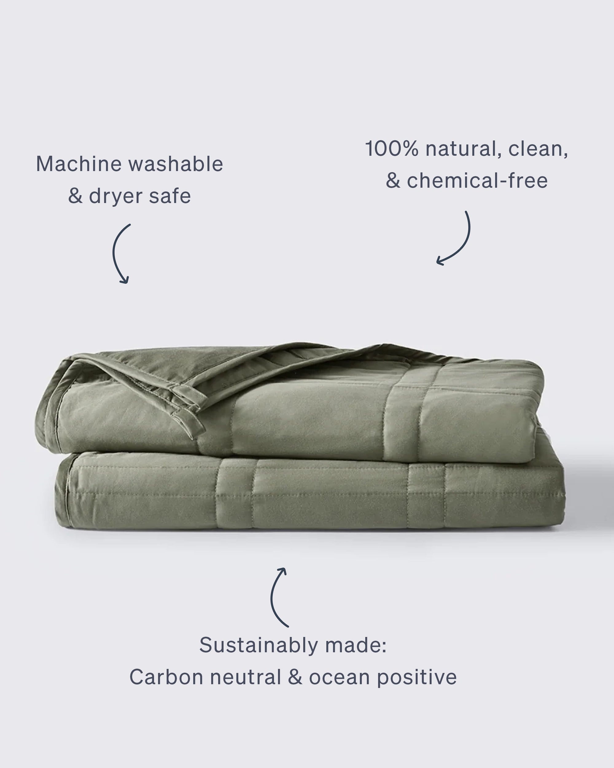 Baloo Weighted Blanket – 100% Cotton with Glass Beads