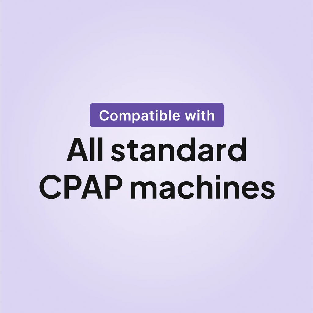 myTAP PAP strapless CPAP mask with dental mouthpiece is compatible with all standard CPAP machines