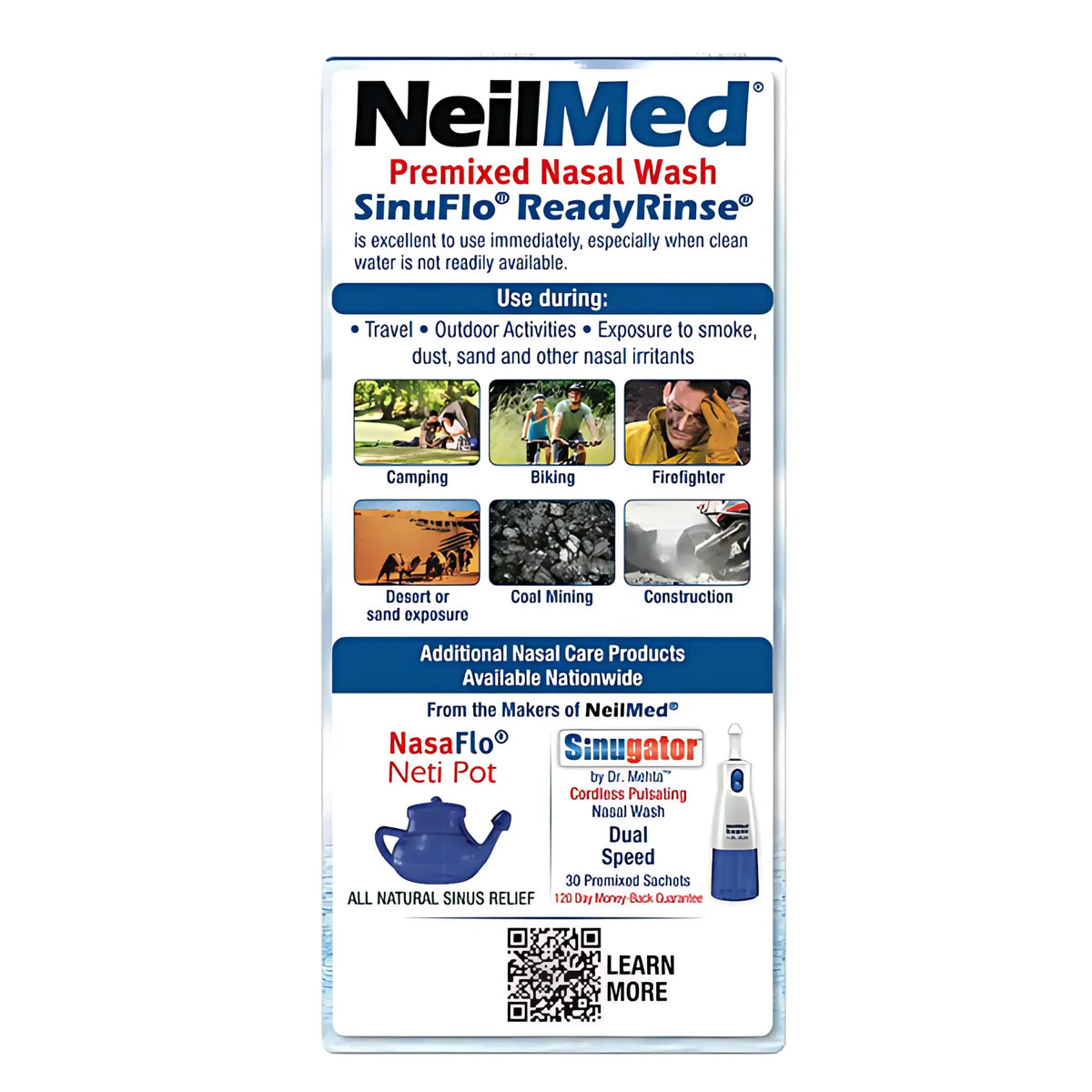 Neilmed Use Example NeilMed SinuFlo ReadyRinse Premixed Nasal Wash – Sleeplay