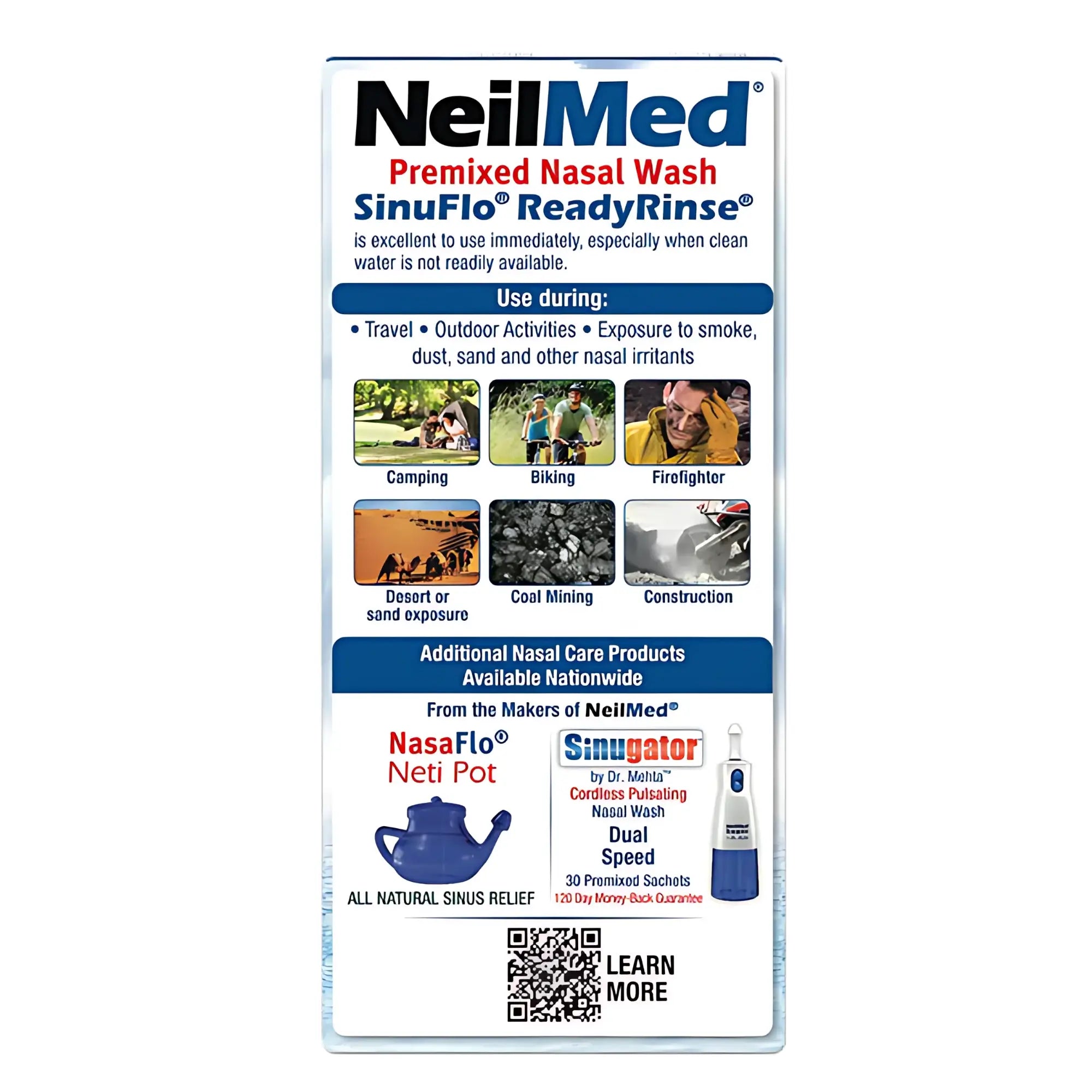 NeilMed SinuFlo ReadyRinse Premixed Nasal Wash