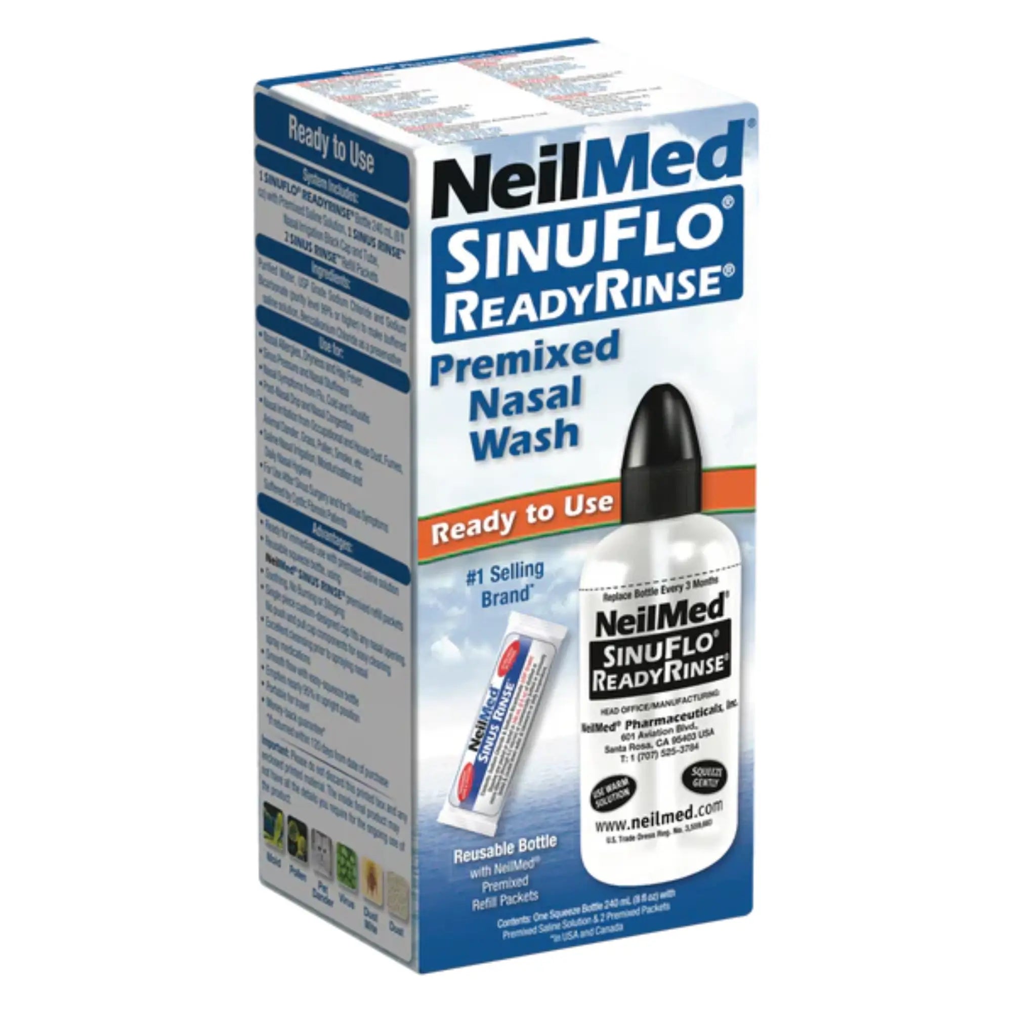 NeilMed SinuFlo ReadyRinse Premixed Nasal Wash