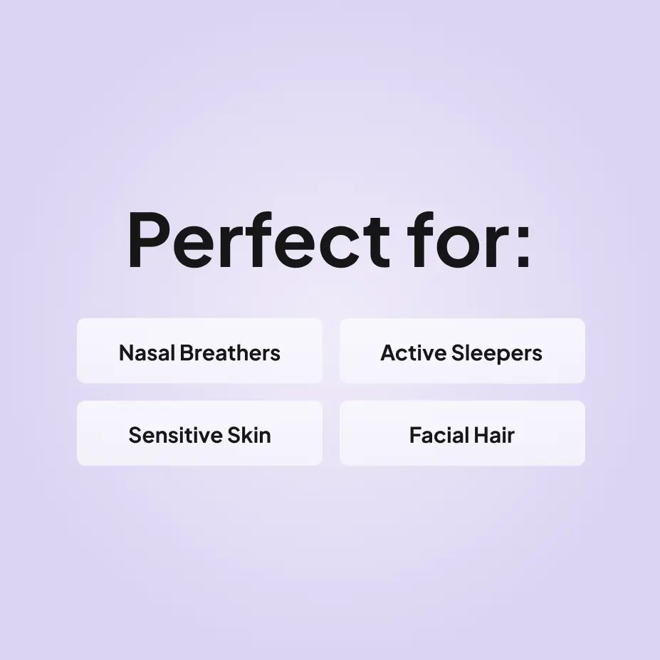Nuance Pro Nasal Pillow CPAP Mask perfect for nasal breathers, active sleepers, sensitive skin, facial hair