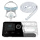 React Health G3 X Auto-CPAP machine with F&P Eson 2 nasal mask, light blue headgear, and heated tube