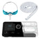 React Health G3 X Auto-CPAP machine with compact F&P Evora nasal mask, teal straps, and coiled heated tube