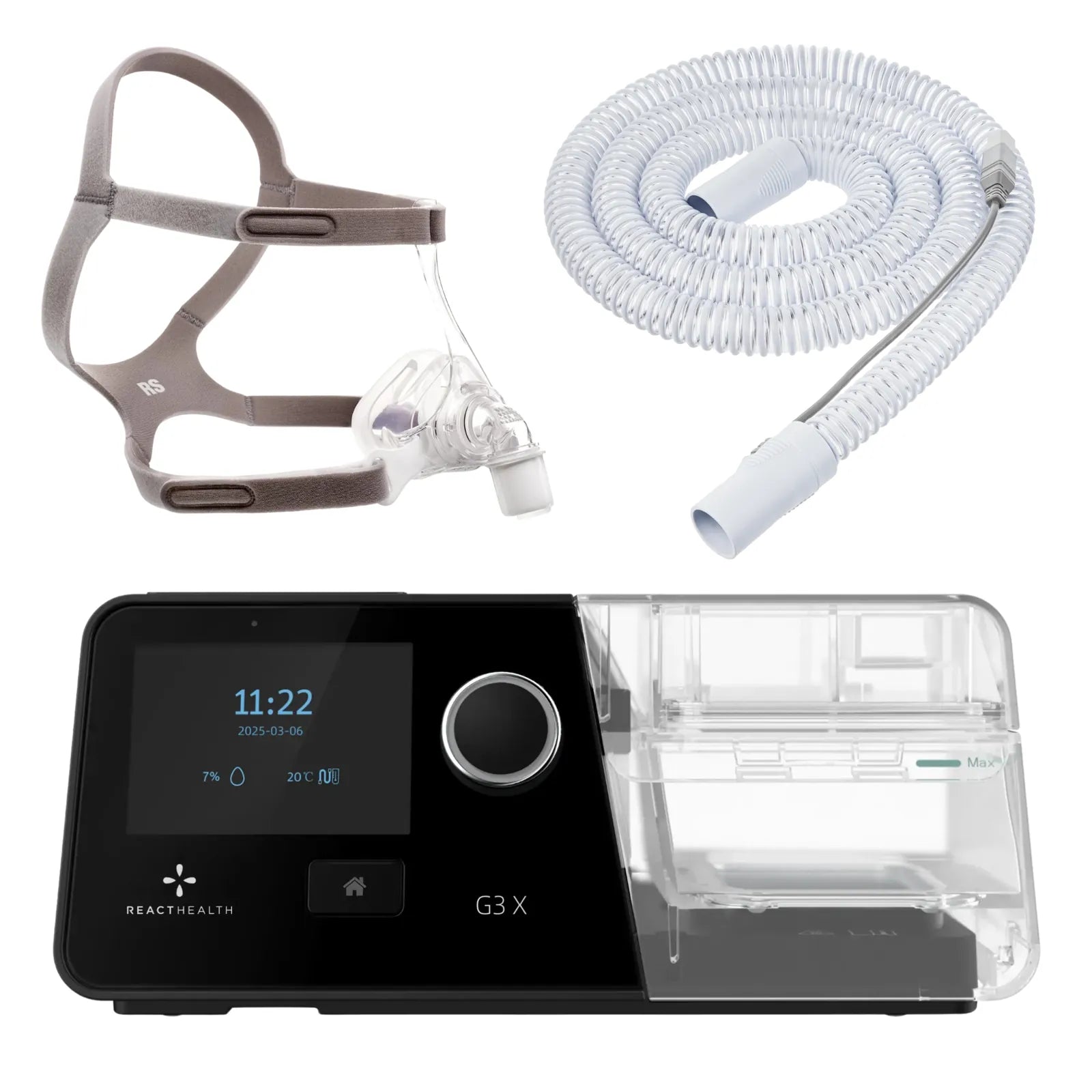 React Health G3 X Auto-CPAP Machine with Pico Nasal Mask Bundle