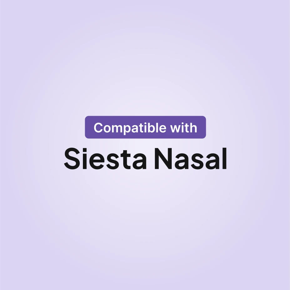 React Health Siesta nasal CPAP mask compatibility infographic for cushion replacement