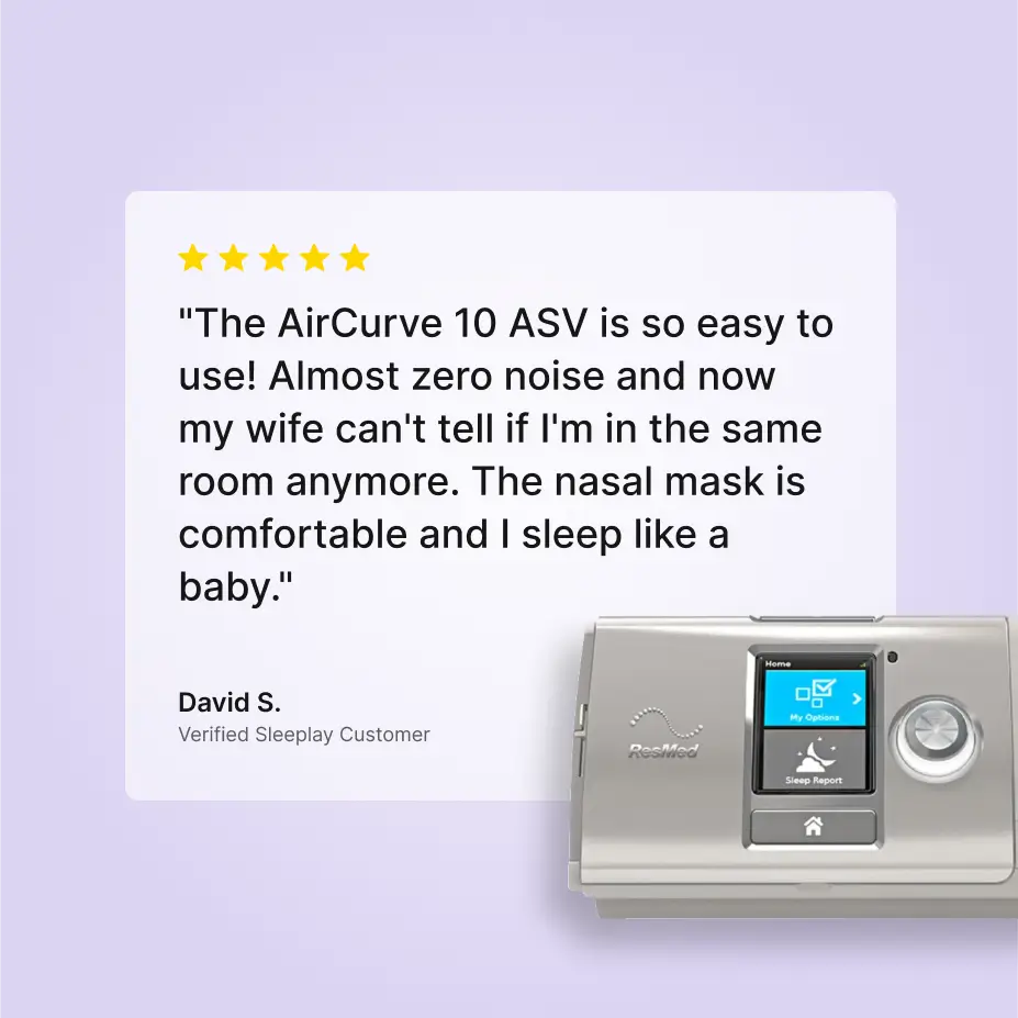 ResMed AirCurve 10 ASV BiPAP with HumidAir Heated Humidifier