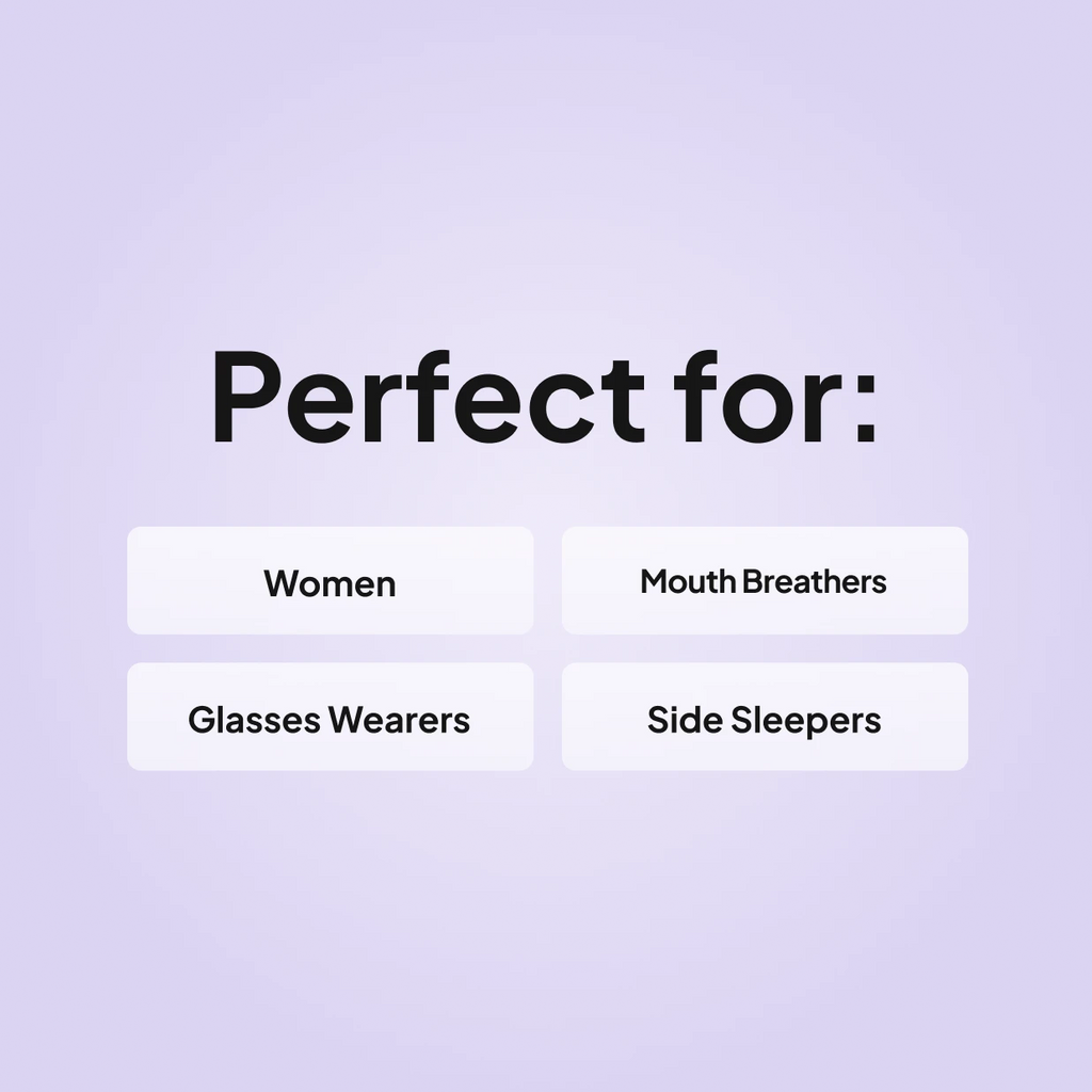 AirFit F10 for Her CPAP mask is perfect for women, mouth breathers, glasses wearers, and side sleepers