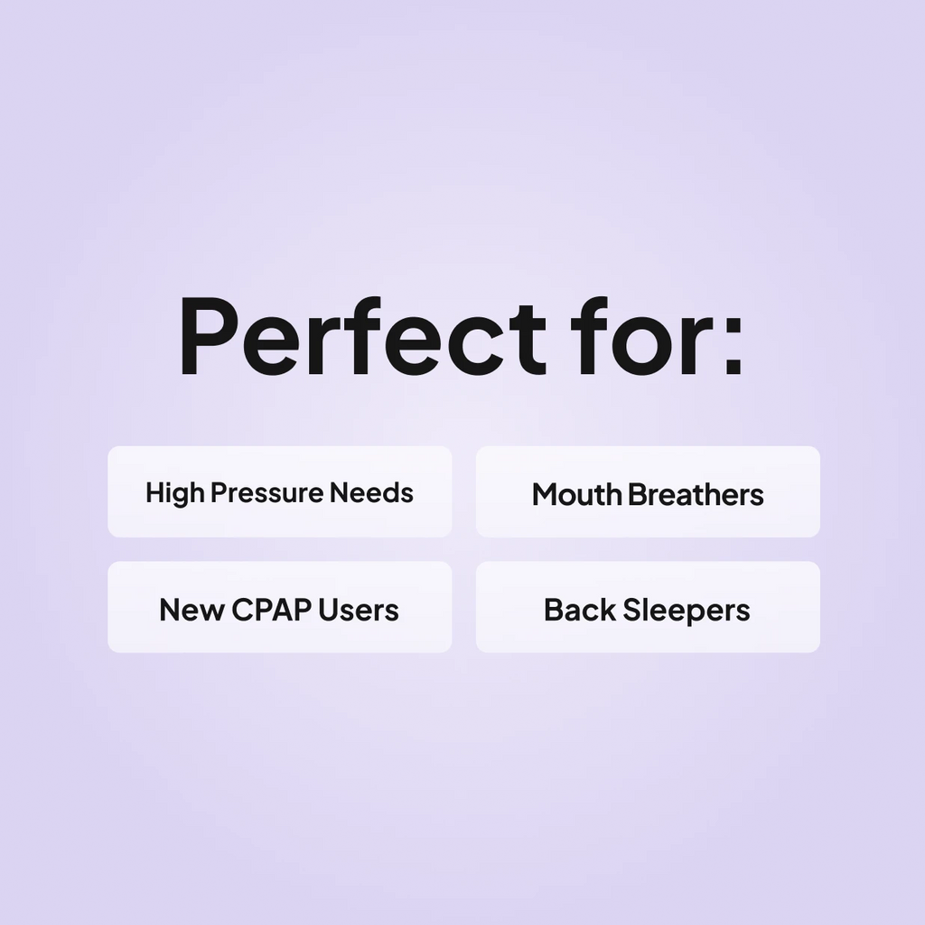ResMed AirFit F10 Full Face CPAP Mask is ideal for high pressure needs, mouth breathers, new CPAP users, and back sleepers