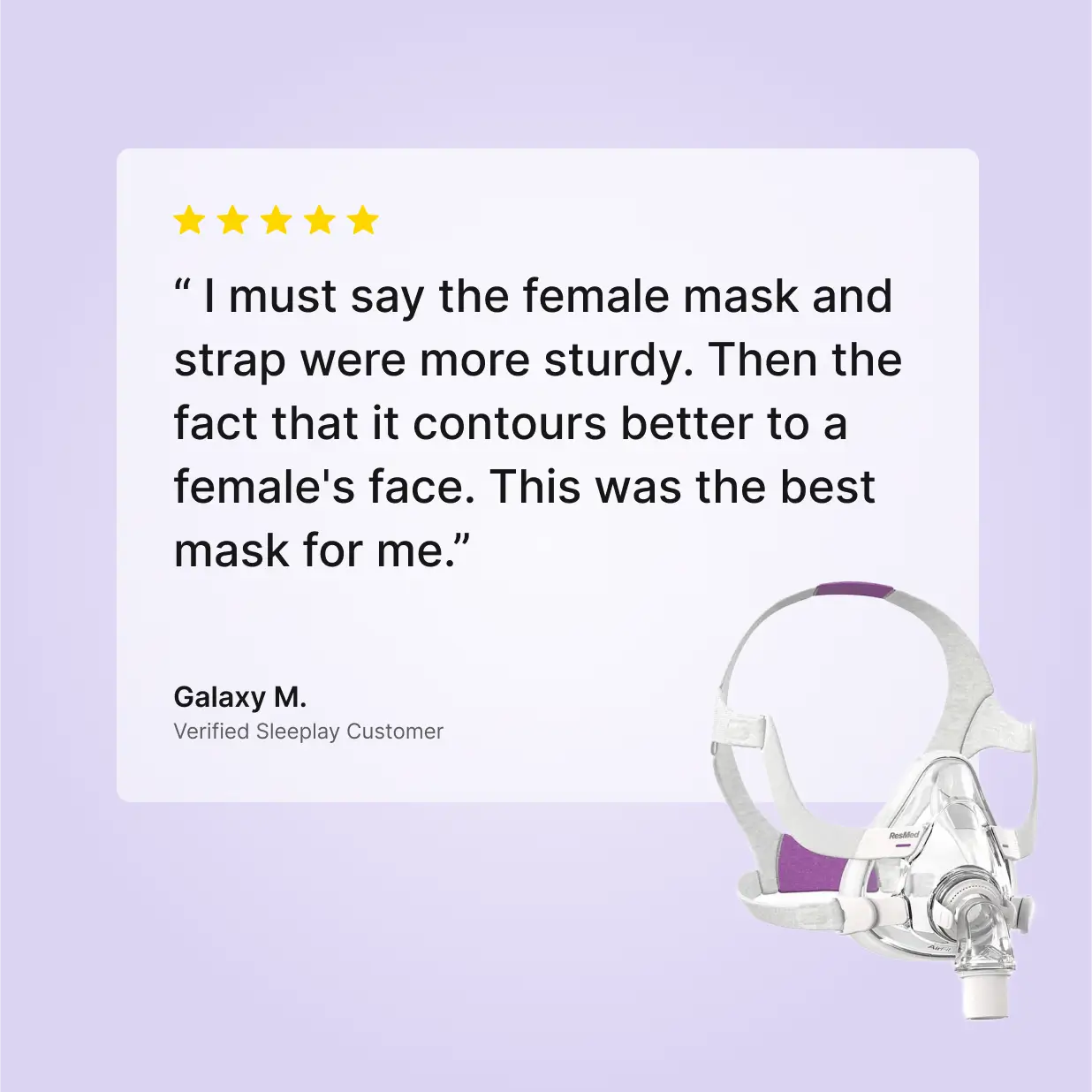 ResMed AirFit F20 for Her Full Face Mask