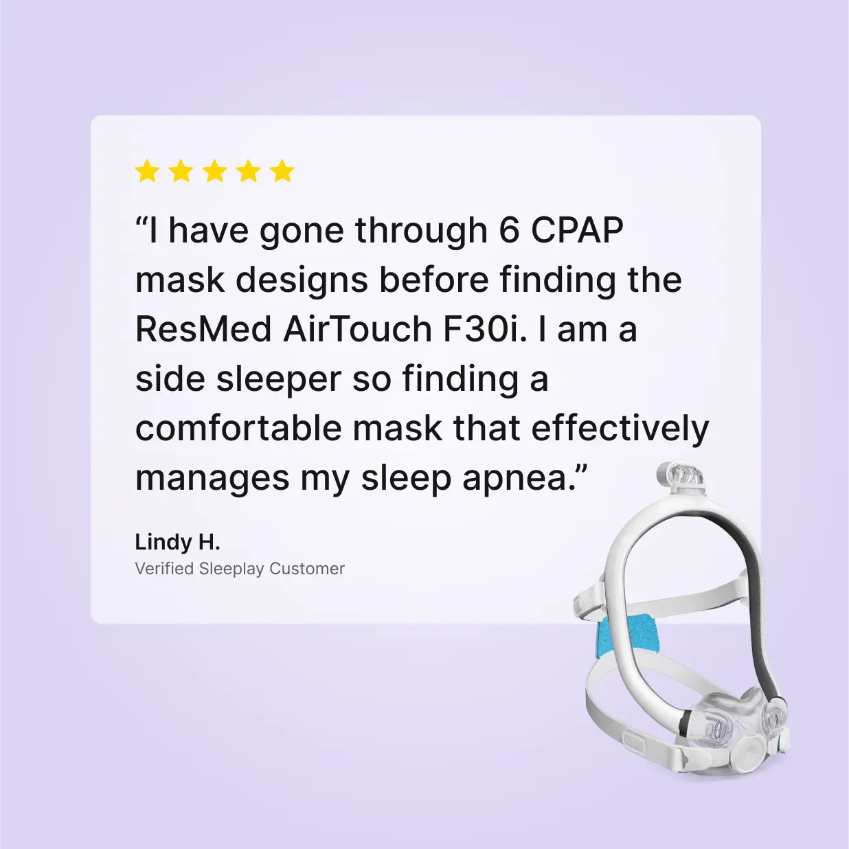 ResMed AirFit F30i Full Face CPAP Mask review
