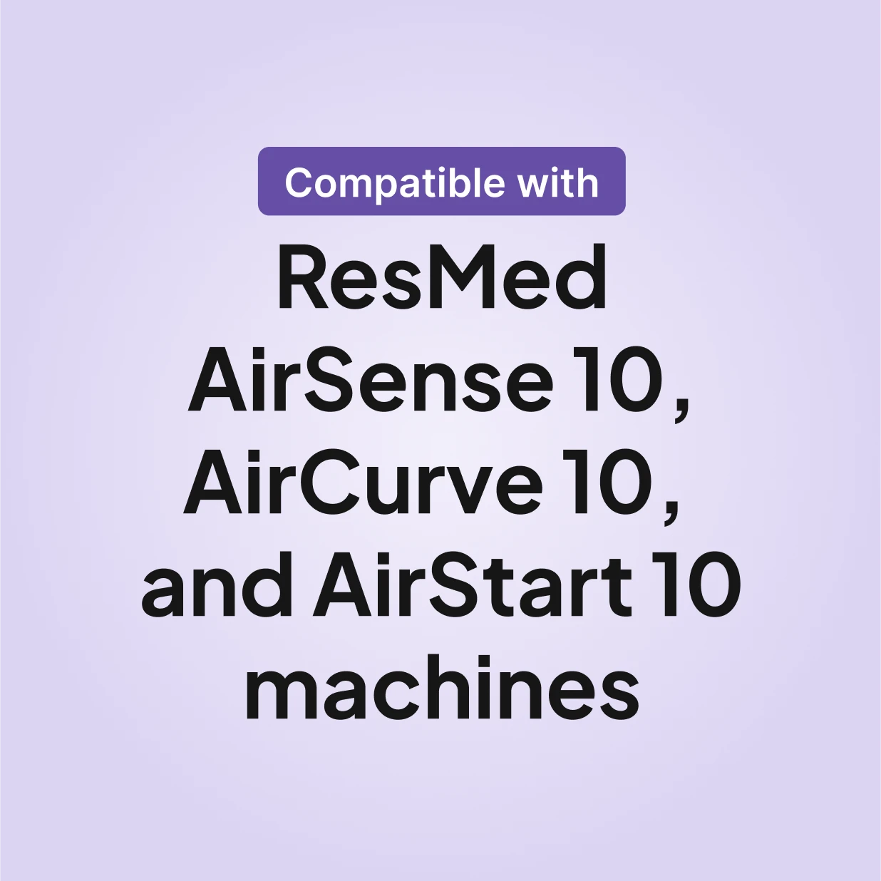 ResMed AirSense 10 AirCurve 10 Filter Cover compatible with AirSense 10, AirCurve 10, and AirStart 10 machines.