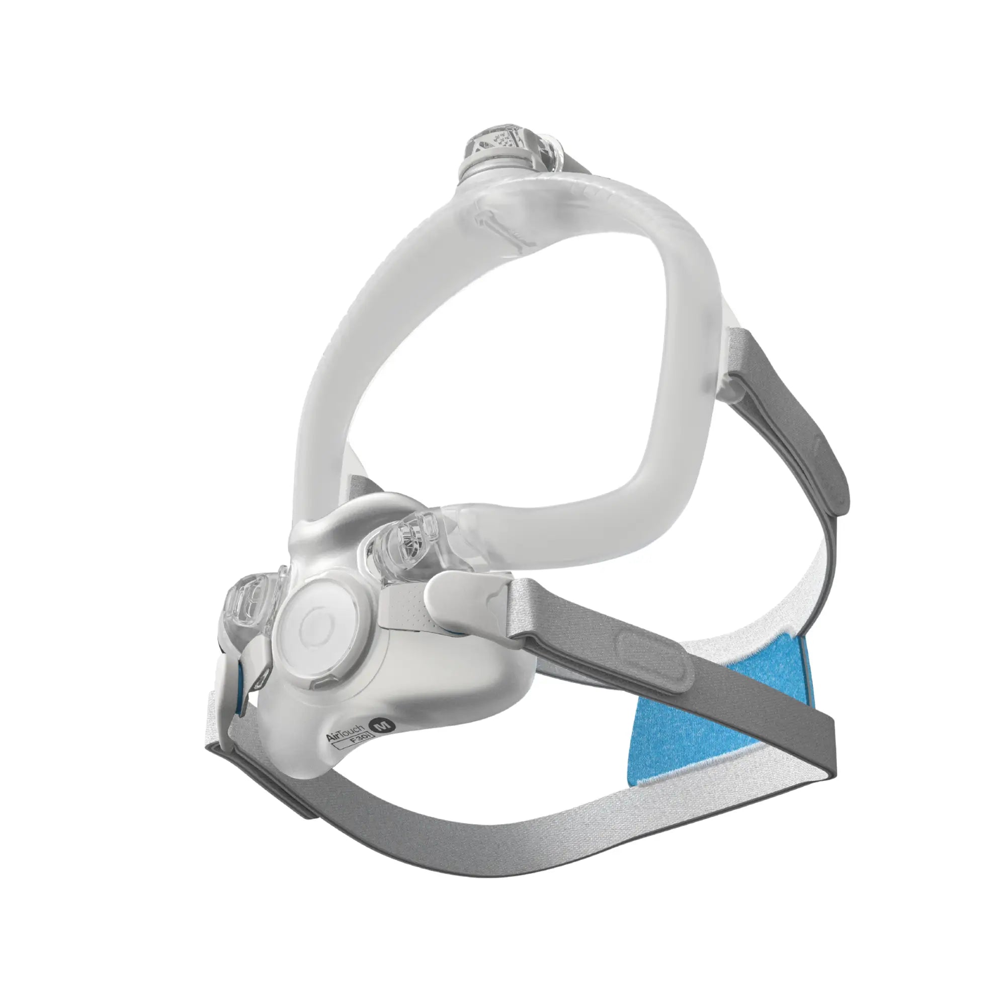 ResMed AirTouch F30i Full Face CPAP Mask side view complete mask
