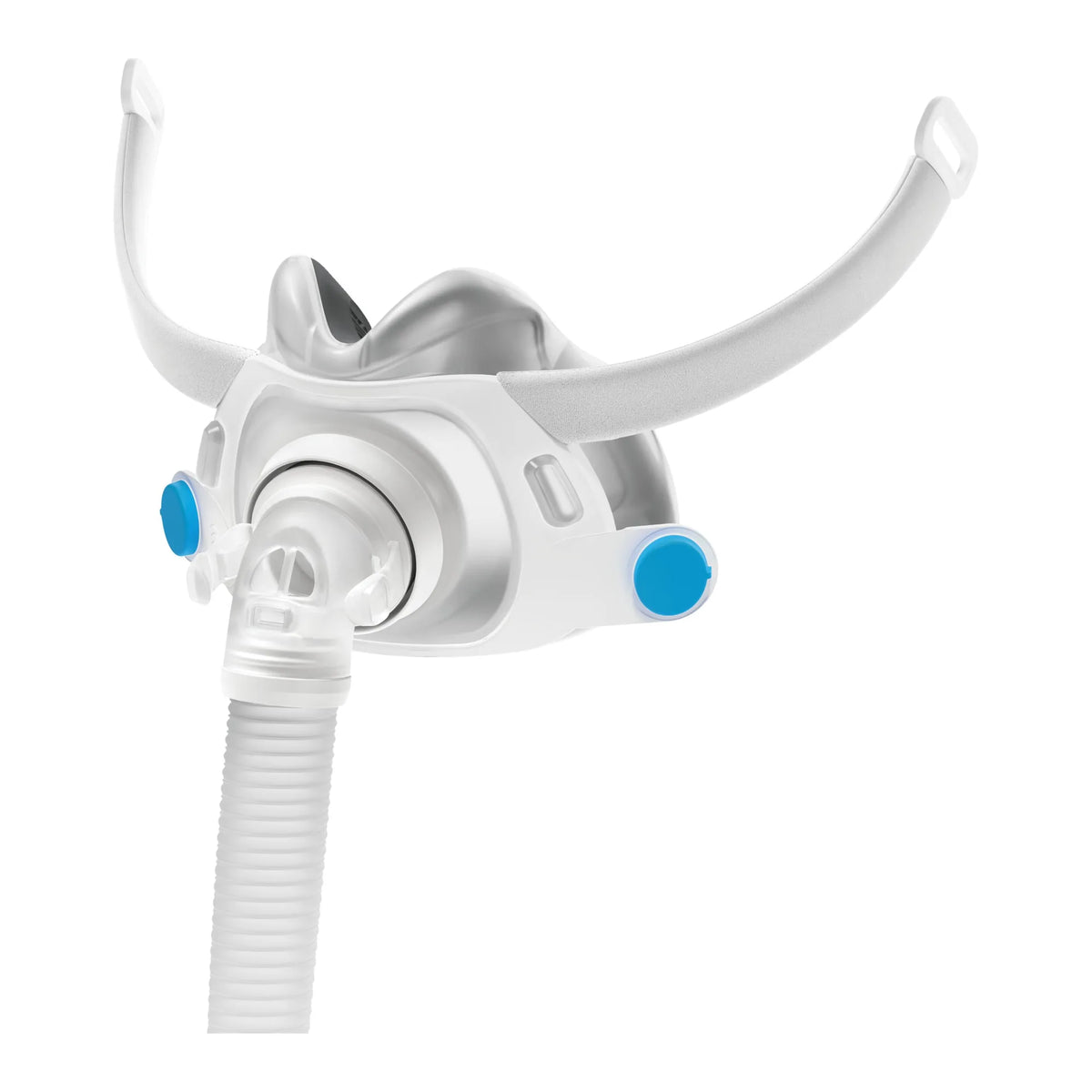 ResMed AirTouch F40 frame system with cushion and tube, right three-quarter view