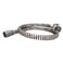 ResMed ClimateLineAir 11 Oxy heated tube coiled, showing gray cuff and oxygen port connector end