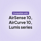 ResMed ClimateLineAir heated tube compatibility chart showing AirSense 10, AirCurve 10, and Lumis series machines