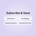 Subscribe and Save offer for ClimateLineAir heated tube showing 15% discount, free shipping, and automatic deliveries
