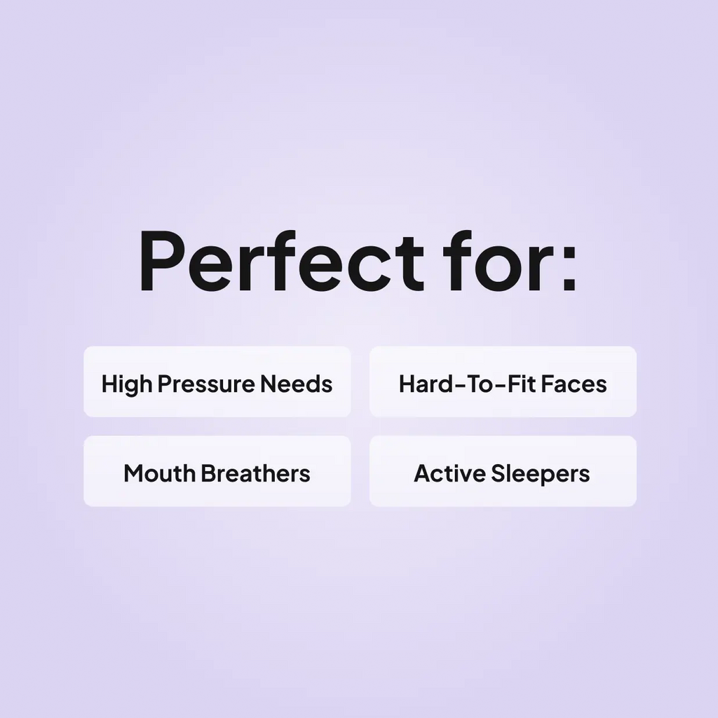 ResMed Mirage Quattro Full Face CPAP Mask for mouth breather, high pressures and active sleepers