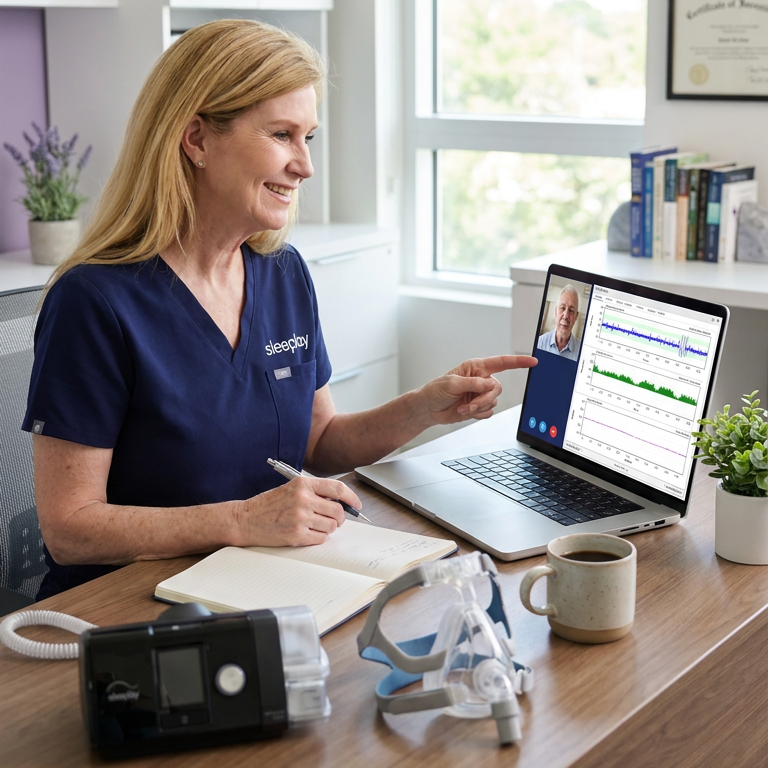 CPAP coaching session