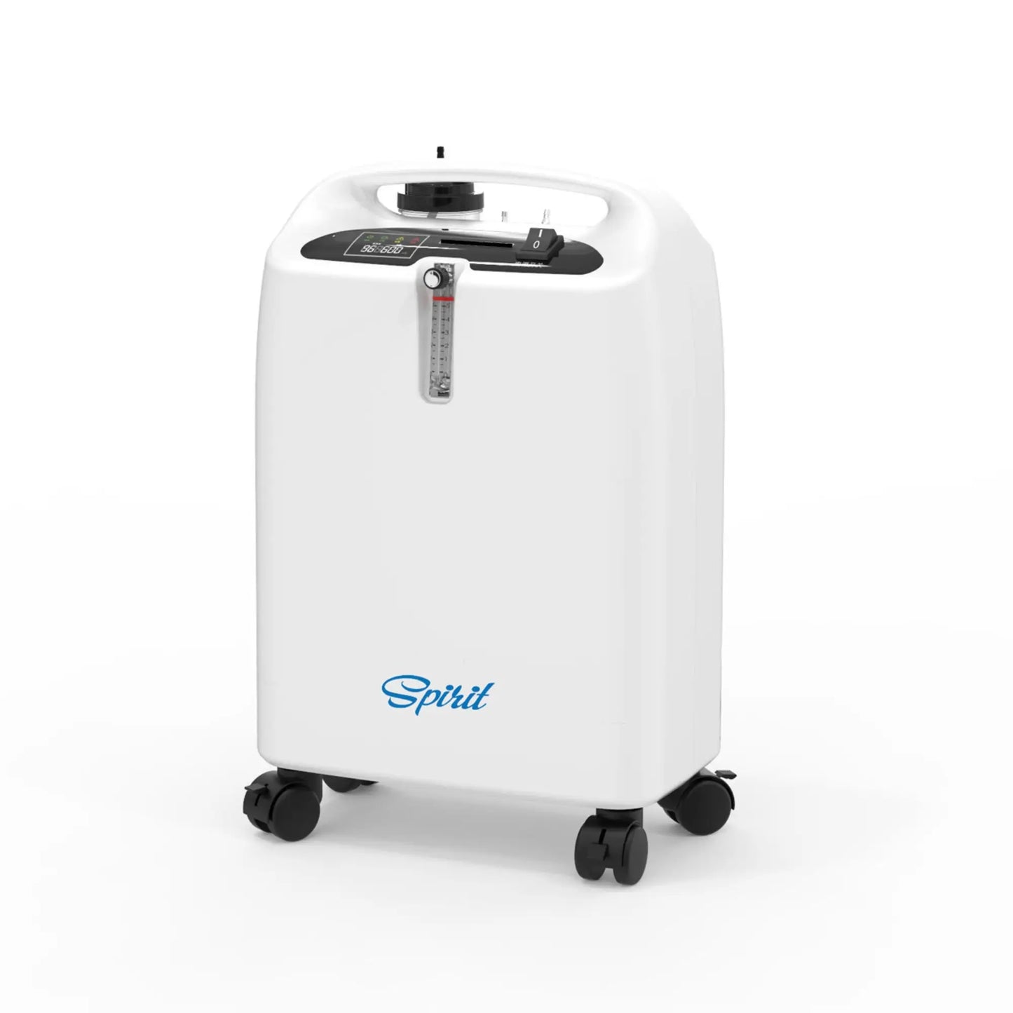 Spirit 5L Oxygen Concentrator standing Side view