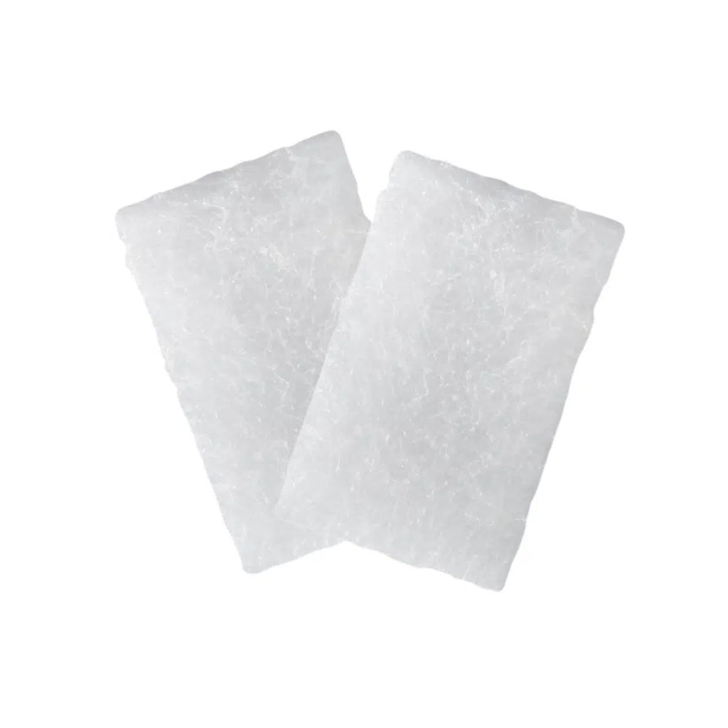 Two Transcend Micro 510 woven CPAP filter pads shown side by side on white background