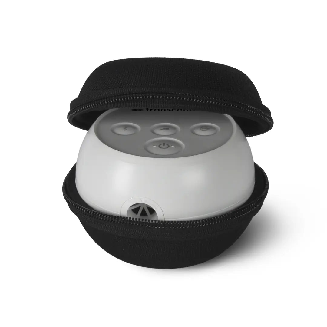 Transcend Micro Hard Shell Travel Case with the machine inside