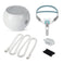 Transcend Micro travel CPAP with F&P Brevida nasal pillow mask, AirFlex hose, WhisperSoft muffler and PureFresh filter