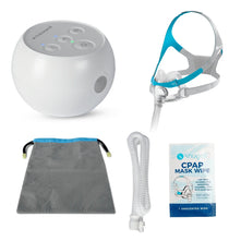 Transcend Micro Travel CPAP Machine Evora Full Face Mask Bundle