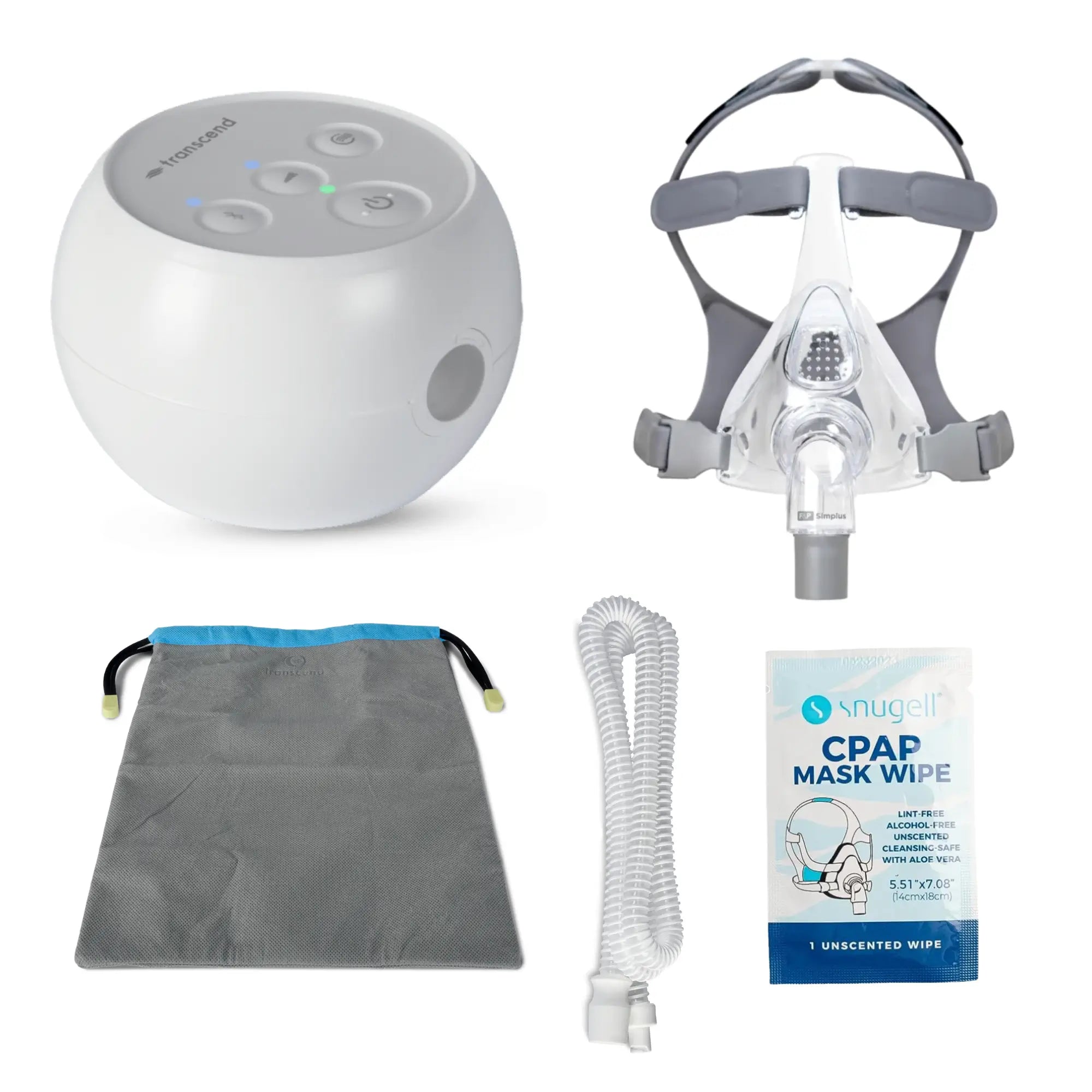 Transcend Micro Travel CPAP Machine Simplus Bundle