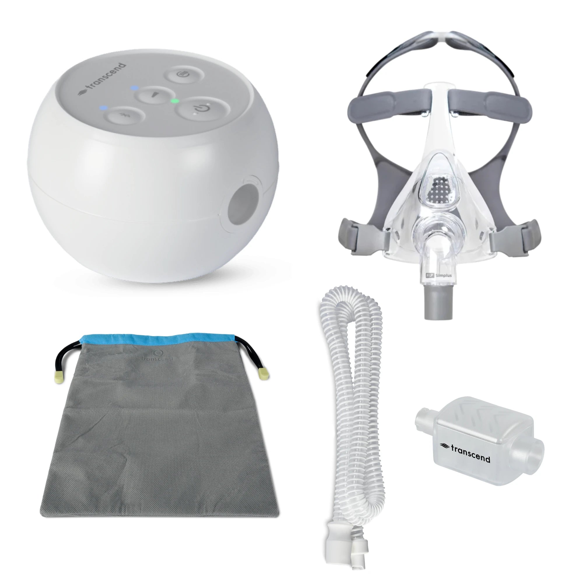 Transcend Micro Travel CPAP Machine Simplus Bundle
