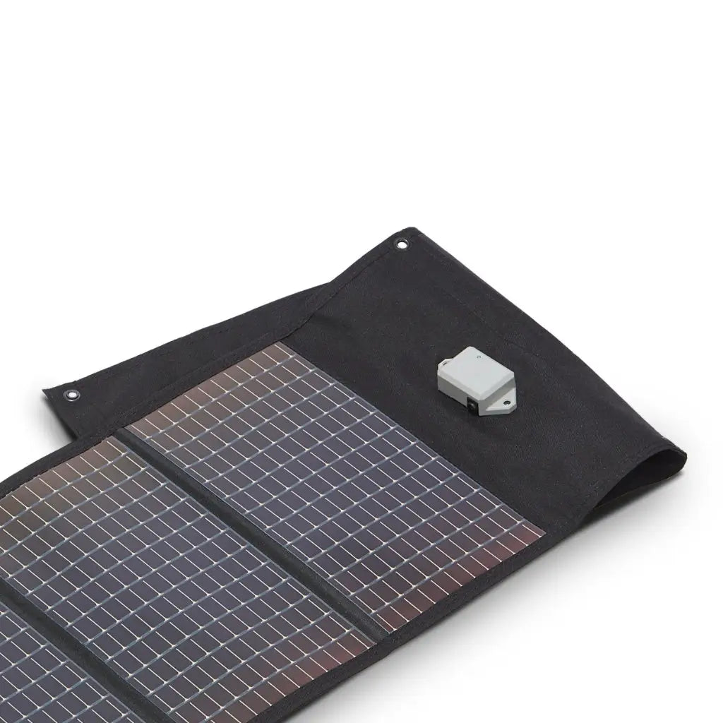 Close-up of the Transcend Portable Solar Battery Charger