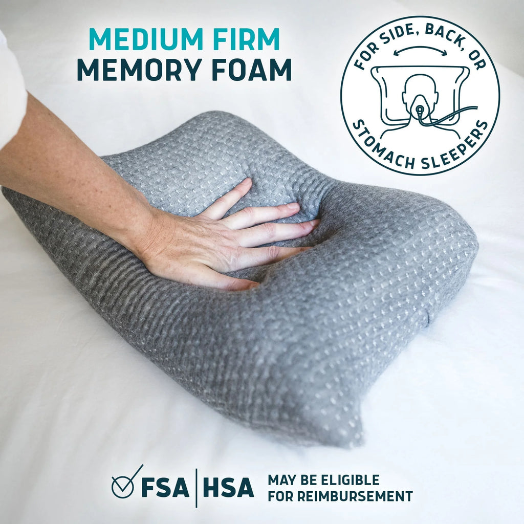 Travel-Size Memory Foam CPAP Pillow by Lunderg, view 5