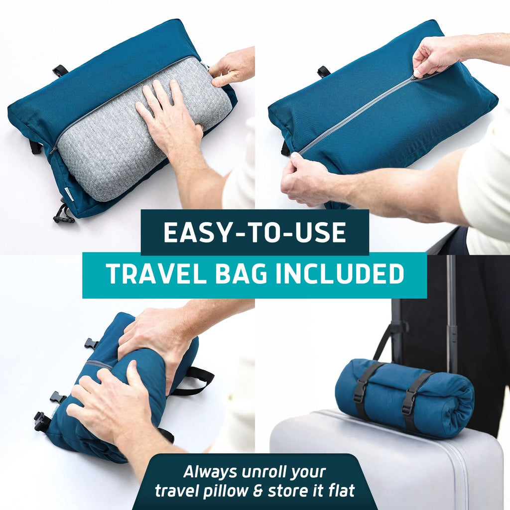 Travel-Size Memory Foam CPAP Pillow by Lunderg, view 8