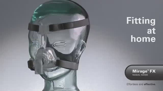 How to fit Mirage FX nasal mask video