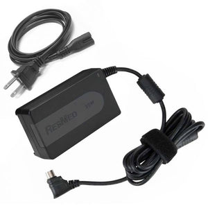Black AC Power Supply by ResMed to plug in with S9 CPAP Machine.