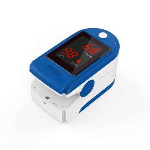 3B medical blue pulse oximeter top view