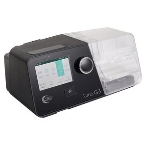 Front angled view of 3B Luna G3 CPAP machine
