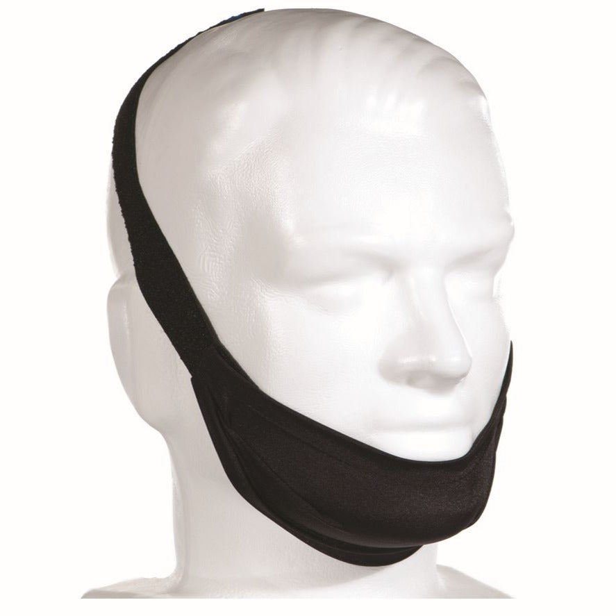 Black Adjustable Premium Regular Chinstrap by AG Industries.