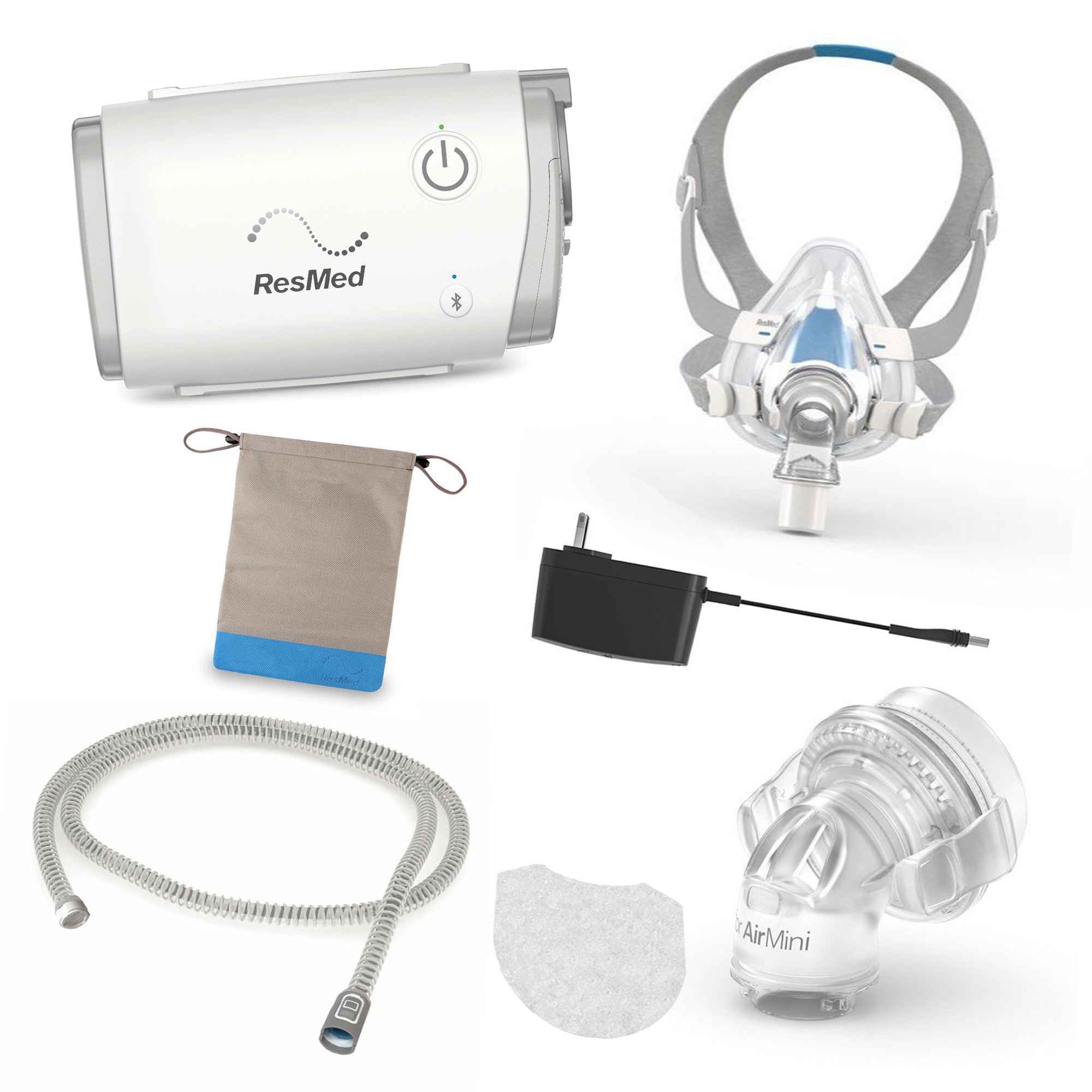 AirMini Travel Bundle with AirFit F20 CPAP Mask